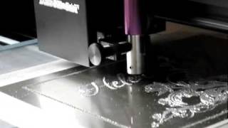 Silver BulletCougar Cutting Plotter  Engraving on Metal [upl. by Sand]