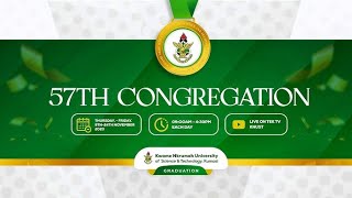 KNUST 57th CONGREGATION CEREMONY COLLEGE OF SCIENCE 2023 [upl. by Dasteel]