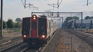 Railfanning the First Day of Shore Line East service cuts  New Haven and Old Saybrook [upl. by Epilef]