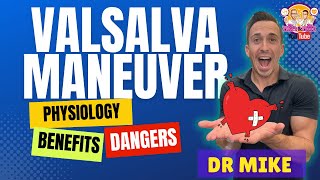 Valsalva Maneuver  Physiology Benefits Dangers [upl. by Asiaj837]