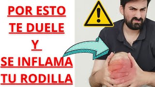 🦵 QUÉ PROVOCA EL DOLOR LÍQUIDO E INFLAMACIÓN DE RODILLA ✅REPASO DE LAS CAUSAS MÁS COMUNES [upl. by Mellette]