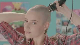 Girl smooth headshave at home girlheadshave headshave baldhead [upl. by Tammie824]