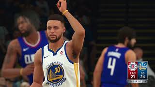 NBA Today Golden State Warriors vs Los Angeles Clippers NBA Highlights Warriors vs Clippers NBA 2K18 [upl. by Eenahpets]