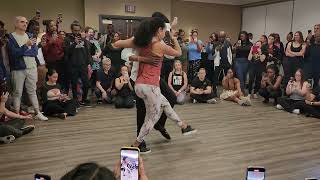 Kizomba workshop  Semba Tricks Dasmara Dossantos amp Albena  KizN the 6ix 2024  Kintal da Banda [upl. by Aliuqa]