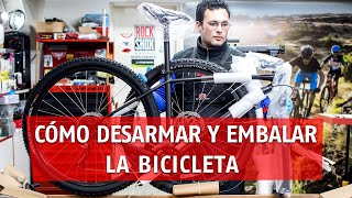 Cómo desarmar y empacar la bicicleta para trasladarla en una caja o en un bolso específico [upl. by Sirenay722]