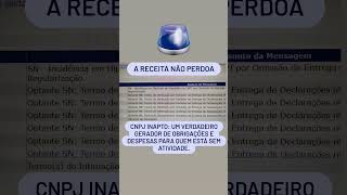 Você sabe o que significa ter um CNPJ inapto contabilista [upl. by Kalvn]