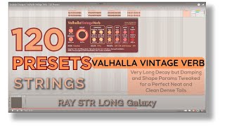 Embrays Designs  Valhalla Vintage Verb  120 Presets [upl. by Idola]