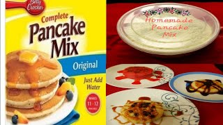 How To Make Instant Pancake MixEasy Quick and Inexpensivedifferent types of pancakes with one mix [upl. by Acinomal]