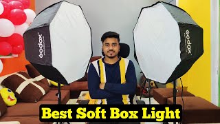 Best Softbox Lighting Kit  Best Softbox For Youtube Videos  Godox SL 60W  Unboxing amp Review [upl. by Sonnnie]