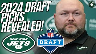 FULL NEW YORK JETS 2024 DRAFT PICKS REVEALED  2024 NFL Draft [upl. by Eihs]