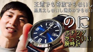 【CASIO STANDARD】王道でも奇抜でもないし高見えしないし通好みでもないquotのにquotバチクソかっこいい腕時計【MTPV004L2B】 [upl. by Ebenezer890]