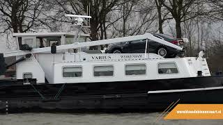 Binnenvaartschip Varius op het Amsterdam Rijnkanaal  Binnenvaart [upl. by Ahsiei]