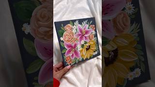 Painting Tiger Lilies  CAMILLA CREATIONS camillacreations artist painting acrylic canvasart [upl. by Ezra338]