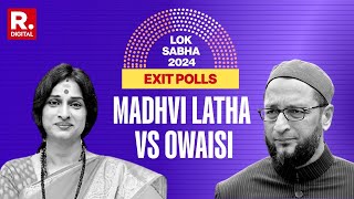 Election Results 2024 All Eyes On Madhvi Latha Vs Owaisi Battle In Hyderabad  Lok Sabha 2024 [upl. by Opportuna]