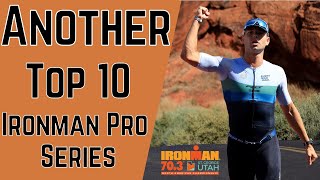 Hardest Pro Race Yet Ironman 703 St George Pro Race Recap [upl. by Ahsilem482]