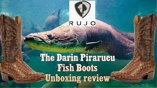 Rujo the Darin pirarucu boot unboxing extended review [upl. by Nahtanohj137]