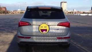 AUDI Q5 32L AWE Tuning Performance Exhaust Sound NonResonated [upl. by Athallia]