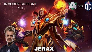 JerAxInvoker  support OG VS ALLIANCE Player Perspective [upl. by Bajaj]