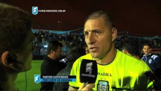 Pitana suspendió el encuentro Temperley vs Gimnasia Fecha 28 Primera División 2015 FPT [upl. by Amesari]