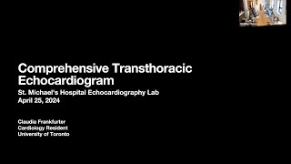 Echo Core Curriculum Comprehensive Transthoracic Echocardiogram [upl. by Agate756]