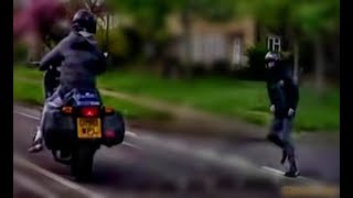 SUSPECTED MOPED THIEF HIT AND RUN [upl. by Falk472]