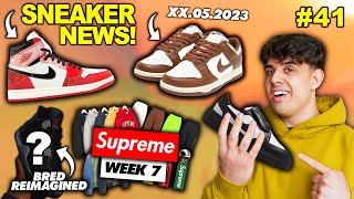 JORDAN 4 BRED REIMAGINED AUS LEDER 🤮🤡  DUNK LOW MOCHA 😨  RELEASES  LEAKS  Sneaker News 41 [upl. by Treborsemaj]