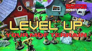 How to Level Up Your MDF Terrain for Cheap  MDF Tabletop Buildings from Laser Craft Workshop [upl. by Idnahs181]