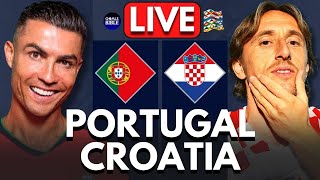 🔴PORTUGAL vs CROATIA LIVE  UEFA Nations League 2024  Full Match LIVE Today [upl. by Adiraf]