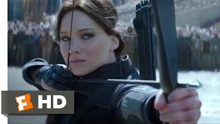 The Hunger Games Mockingjay Part 2 2015  Explosion at the Gates Scene 710 [upl. by Prentiss]