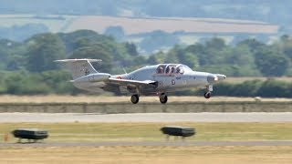 Morane Saulnier MS760 Paris I Armor Aero Passion French Navy arrival at RNAS Yeovilton Air Day 2018 [upl. by Eedya3]