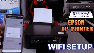 Epson XP 2200 Printer WIFI Setup Review [upl. by Enylcaj]