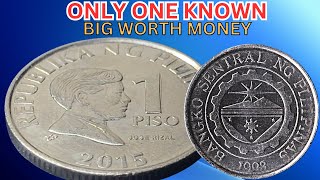 Super Rare and Most valuable Philippines ONE PISO  Best value coin of all time  COIN COLLECTING [upl. by Greenburg221]