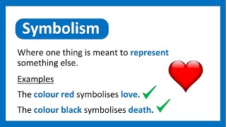 What is SYMBOLISM  Learn with Examples [upl. by Arrakat]