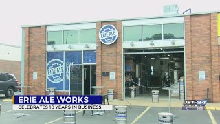 Erie Ale Works celebrates 10 years in the Erie Community [upl. by Aisad]