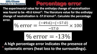 111 Percentage error SL [upl. by Teeniv539]