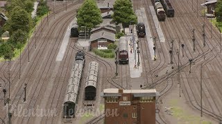 One of Germanys finest and most famous and superb model railway with steam trains in HO scale [upl. by Egrog]