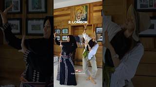 I danced 3 traditional dances from Indonesia 🇮🇩 [upl. by Keiko]