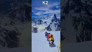 Mt K2 below camp4 Almost near to the summit 8k 8kexpeditions foryou shorts shortpakistan [upl. by Notlrak515]