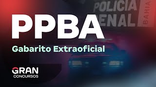 Concurso Polícia Penal BA Gabarito Extraoficial [upl. by Sidwohl]