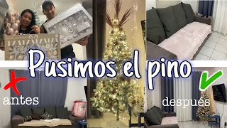 POR FIN PUSE EL PINO🎄COMPRAS DE TEMUDECORACIÓN [upl. by Venetis]