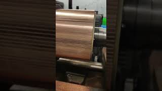 900 Horsepower DC Armature machine commutator [upl. by Aeynod]