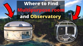 Where to find Multipurpose Room and Observatory in Subnautica [upl. by Aytnahs]