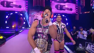 The Acclaimed First Entrance as AEW World Tag Team Champions AEW Rampage Sept 30 2022 [upl. by Hebrew]