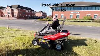 The CaRino Battery Powered Flail Mower from Overton UK [upl. by Nrubyar]