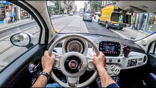 Fiat 500 II 12 69 HP POV Test Drive 573 Joe Black [upl. by Pomcroy734]