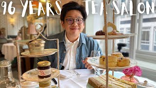 LUXURY AFTERNOON TEA at 300 Years Fortnum amp Mason Luxury Department Store [upl. by Leunas]