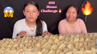 100 MOMO EATING CHALLENGEBUFF MOMONEPALI MUKBANG subscribe mukbang challenge [upl. by Endaira342]