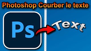 Photoshop Courber le texte 2024 rapide et facile  Courber le texte Photoshop [upl. by Prasad]