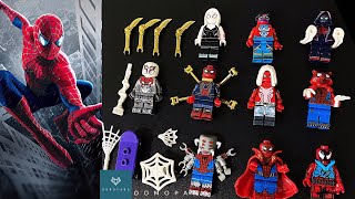 TOP 10 SPIDERMAN LEGO MINIFIGURES  Iron SpiderMan  Across the SpiderVerse  Unoffical LEGO [upl. by Silsbye]