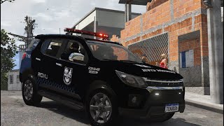 ROMU EM AÇÃO  GTA 5 POLICIAL  LSPDFR [upl. by Acissj]